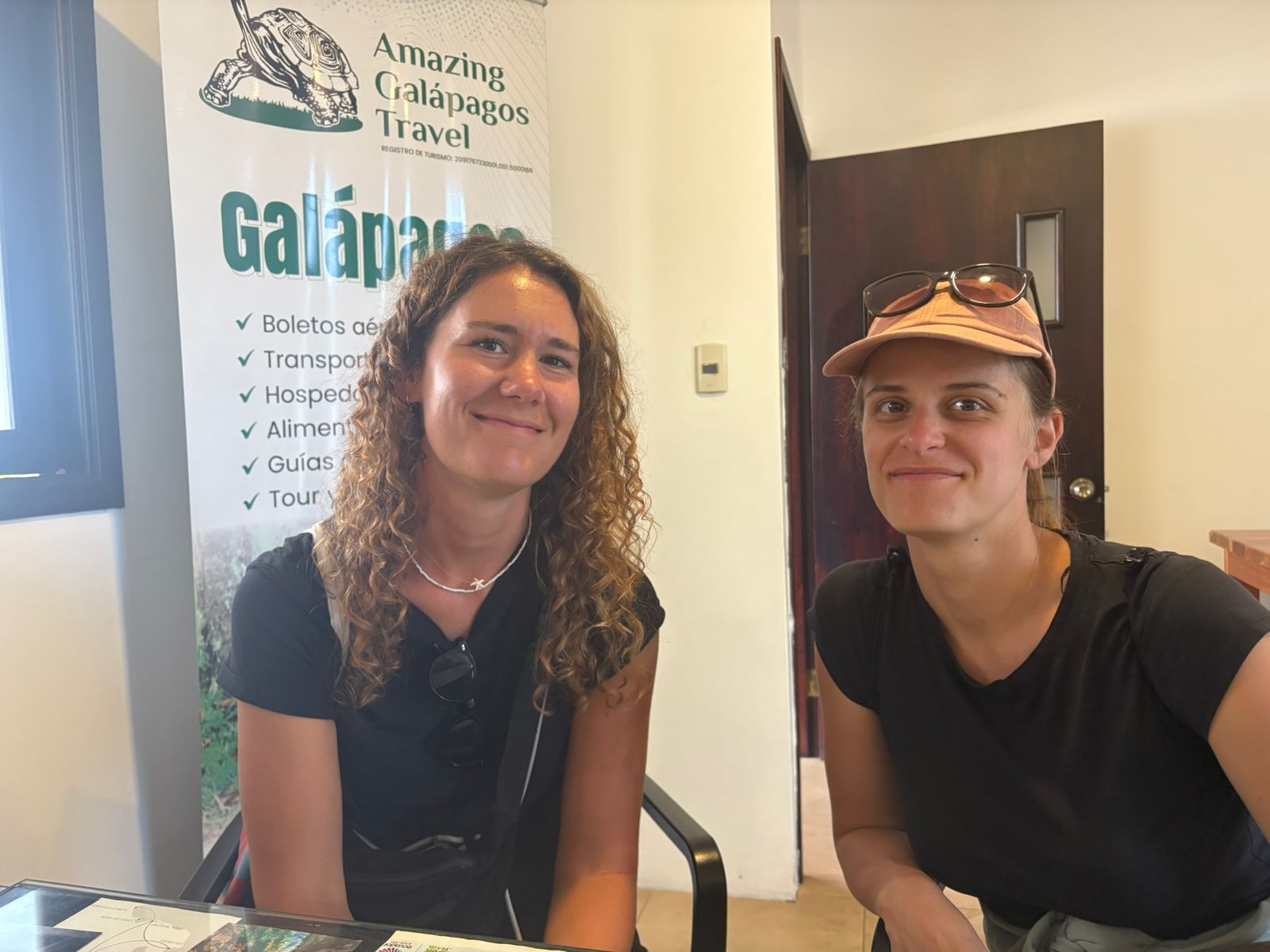 Couple planning their Galápagos adventure