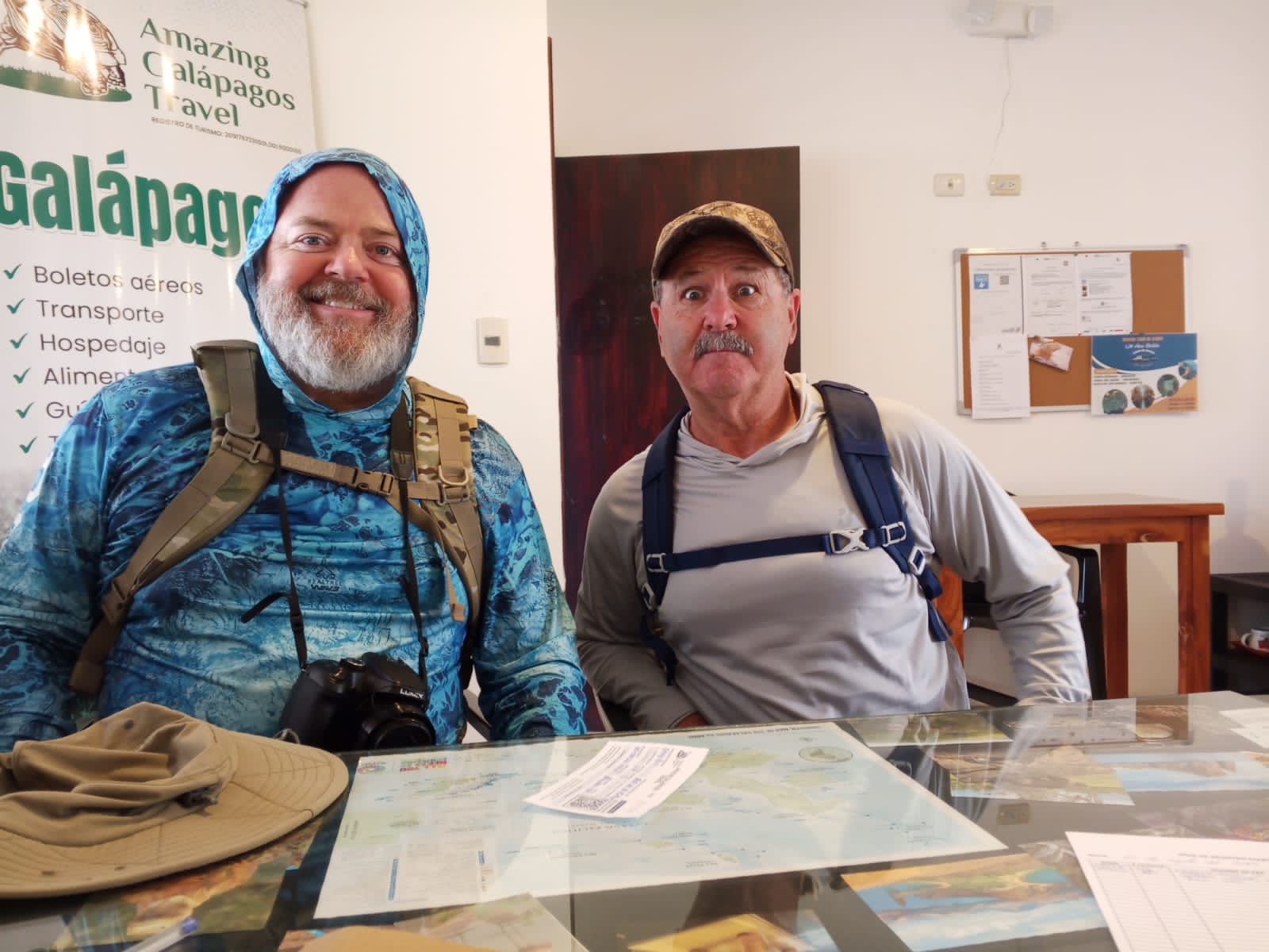 Guests ready for their tour